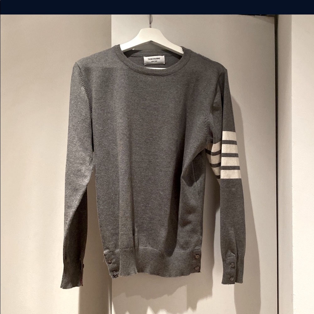 Thom Browne 3-BAR Cashmere Pullover